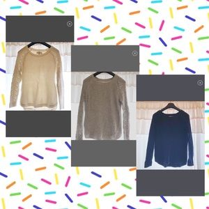 BUNDLE of three Loft sweaters